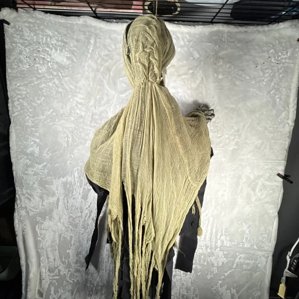 RARE Paper Magic Group Animated Hanging Reaper Halloween